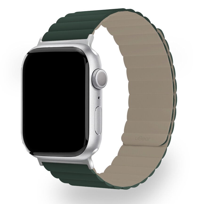 Ремешок uBear Mode для Apple Watch 40/41/42mm (S/M) Зеленый/Серый