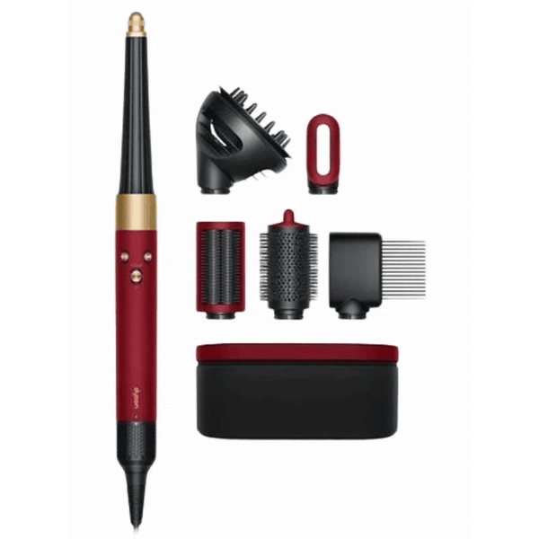 Стайлер Dyson Airwrap ID HS08 Curly+Coily Diffuse Red velvet/Gold (Вилка EU)