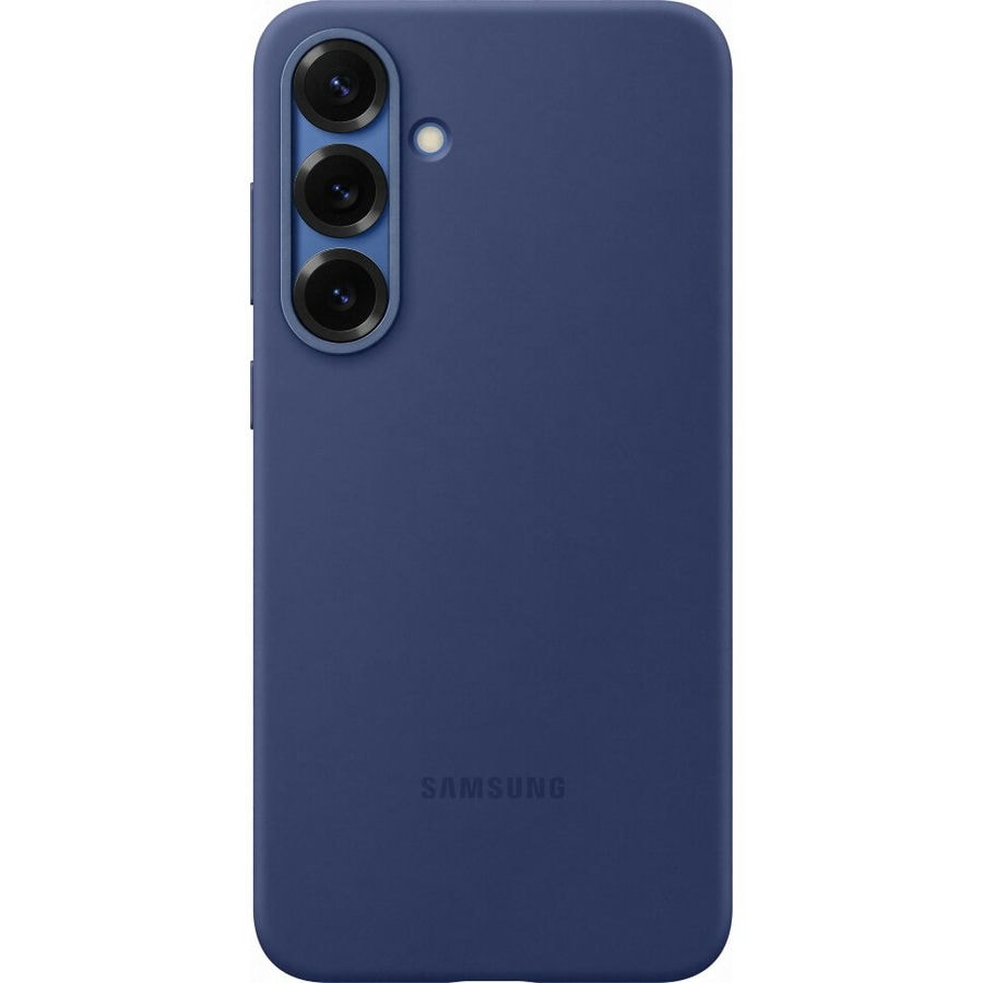 Чехол защитный Samsung Silicone Case для Samsung Galaxy S25 Синий