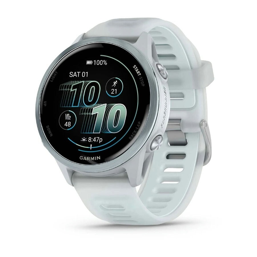 Умные часы Garmin Forerunner 570 42mm Cloud Blue Aluminum with Translucent Whitestone/Cloud Blue Band (010-02970-01)