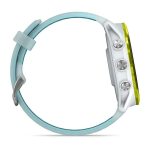 Умные часы Garmin Forerunner 570 47mm Amp Yellow Aluminum with Translucent Whitestone/Turquoise Band (010-02971-01)