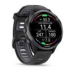 Умные часы Garmin Forerunner 970 Carbon Gray DLC Titanium with Black Case and Black/Translucent Whitestone Band (010-02969-00)