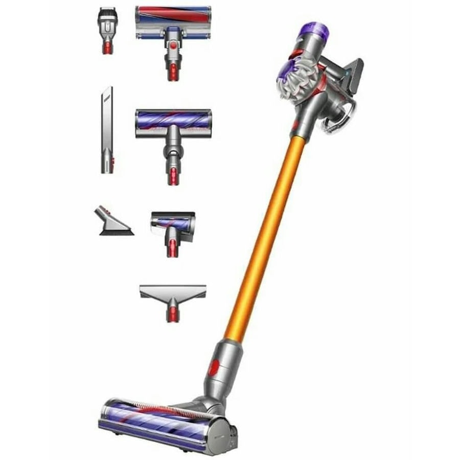 Вертикальный беспроводной пылесос Dyson V8 Absolute (SV25) Silver/Yellow (Вилка CN)