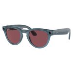 Умные очки Ray-Ban Headliner Shiny Jeans/Polarized Dusty Red (RW4009)