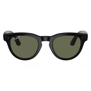 Умные очки Ray-Ban Headliner Shiny Black/Polarized G-15 Green (RW4009)
