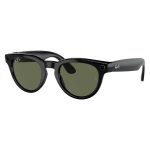 Умные очки Ray-Ban Headliner Shiny Black/Polarized G-15 Green (RW4009)