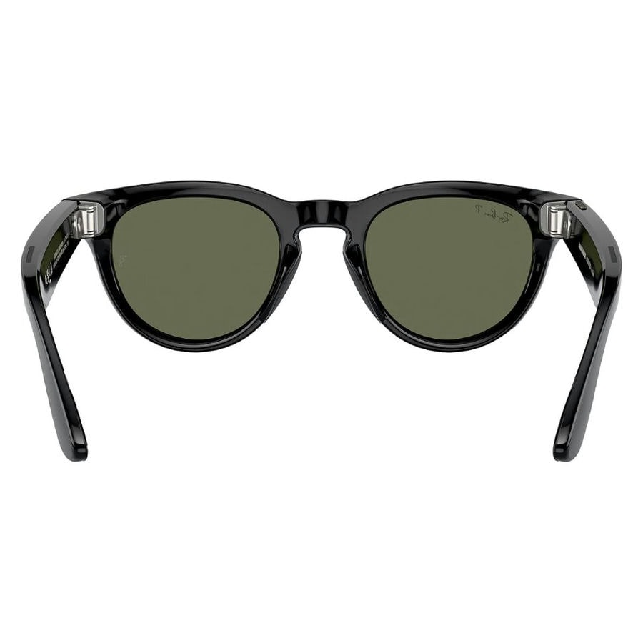 Умные очки Ray-Ban Headliner Shiny Black/Polarized G-15 Green (RW4009)