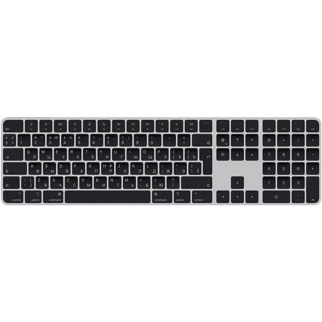 Клавиатура Apple Magic Keyboard with Touch ID and Numeric Keypad Черный (MMMR3)
