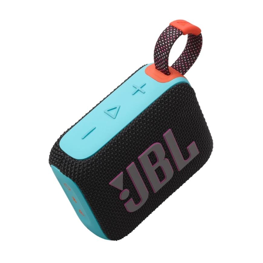 Портативная колонка JBL Go 4 Чёрный/Оранжевый (Black/Orange)