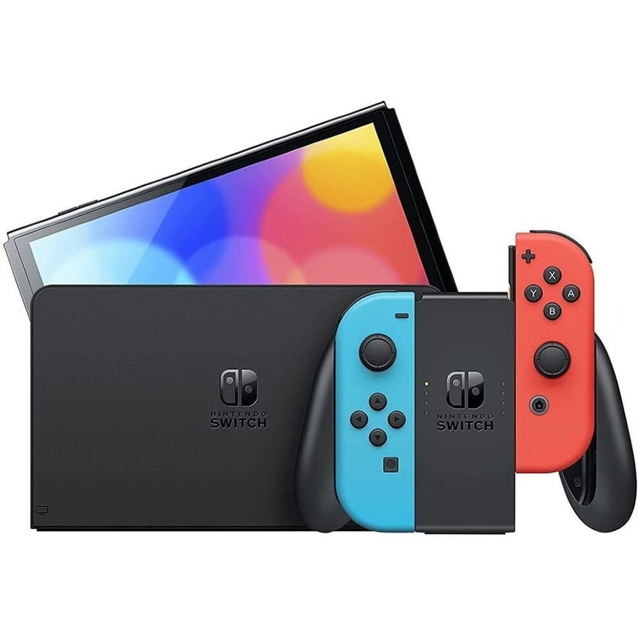 Игровая приставка Nintendo Switch OLED 64GB Неон