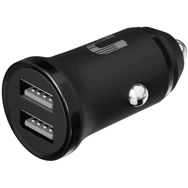 Автомобильное зарядное устройство Uzay CC-D0055 2xUSB-A Черный
