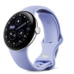 Умные часы Google Pixel Watch 4 41mm Wi-Fi Серебряный/Фиолетовый (Polished Silver/Iris)