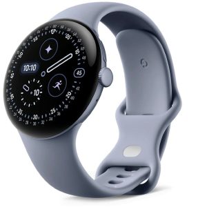 Умные часы Google Pixel Watch 4 45mm Wi-Fi Серый (Satin Moonstone/Moonstone)