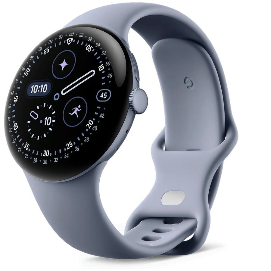 Умные часы Google Pixel Watch 4 45mm Wi-Fi Серый (Satin Moonstone/Moonstone)