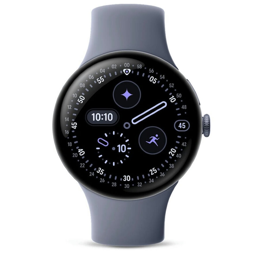 Умные часы Google Pixel Watch 4 45mm Wi-Fi Серый (Satin Moonstone/Moonstone)