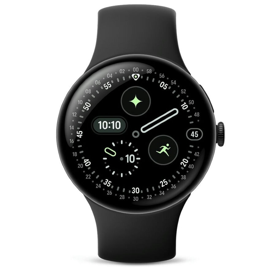 Умные часы Google Pixel Watch 4 45mm Wi-Fi Черный (Matte Black/Obsidian)