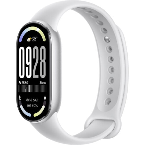 Фитнес-браслет Xiaomi Smart Band 10 Серебро (Glacier Silver)