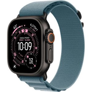 Умные часы Apple Watch Ultra 3 2025 49mm Black Titanium Case with Light Blue Alpine Loop (M)