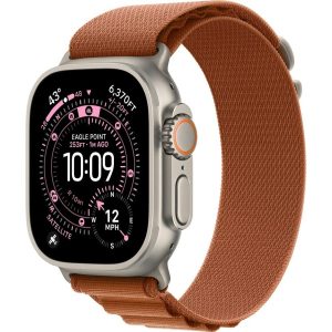 Умные часы Apple Watch Ultra 3 2025 49mm Natural Titanium Case with Terra Cotta Alpine Loop (S)