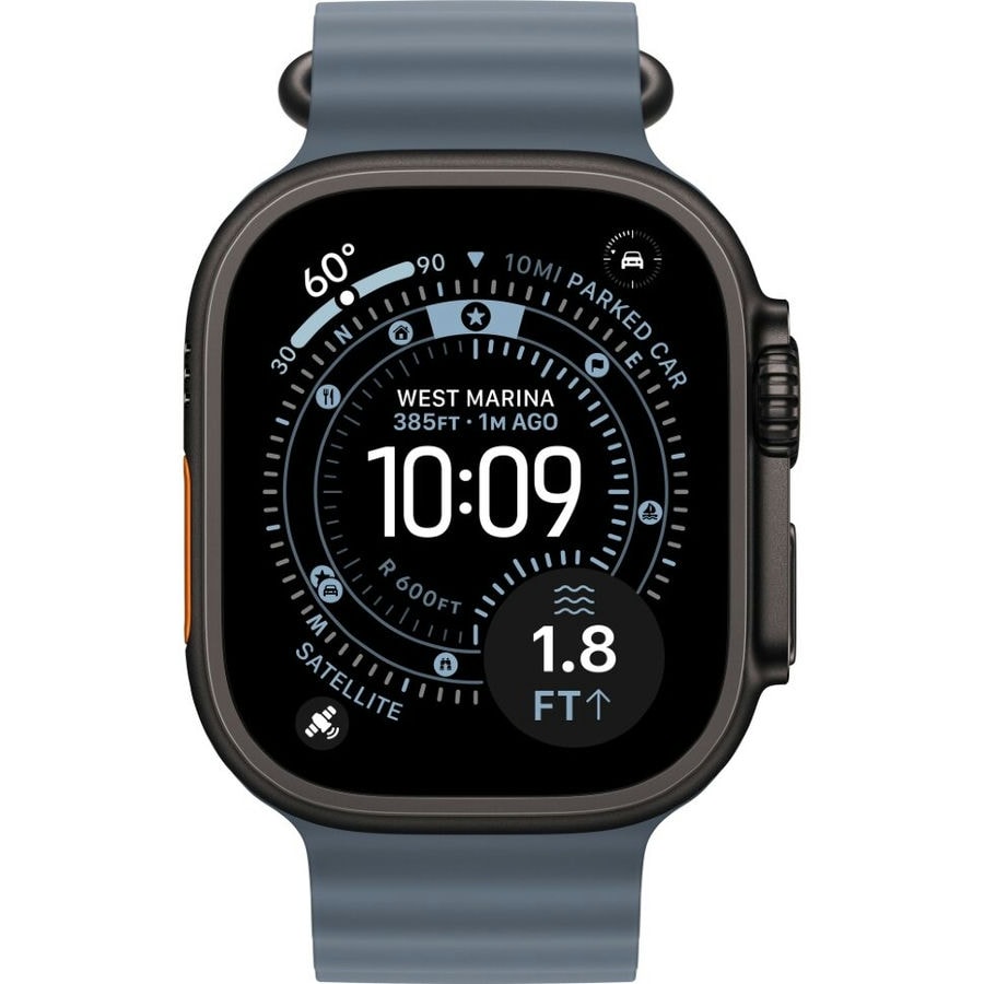 Умные часы Apple Watch Ultra 3 2025 49mm Black Titanium Case with Anchor Blue Ocean Band