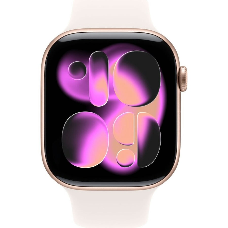 Умные часы Apple Watch Series 11 46mm Rose Gold Aluminum Case with Light Blush Sport Band (M/L)