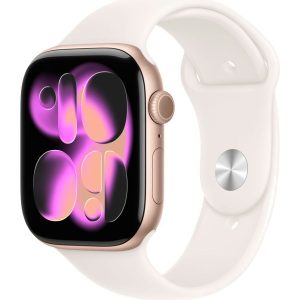 Умные часы Apple Watch Series 11 46mm Rose Gold Aluminum Case with Light Blush Sport Band (S/M)