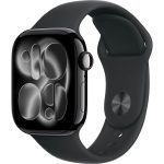 Умные часы Apple Watch Series 11 42mm Jet Black Aluminum Case with Black Sport Band (S/M)