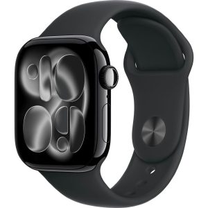Умные часы Apple Watch Series 11 42mm Jet Black Aluminum Case with Black Sport Band (S/M)