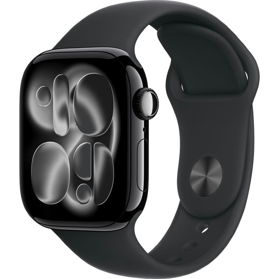 Умные часы Apple Watch Series 11 42mm Jet Black Aluminum Case with Black Sport Band (S/M)