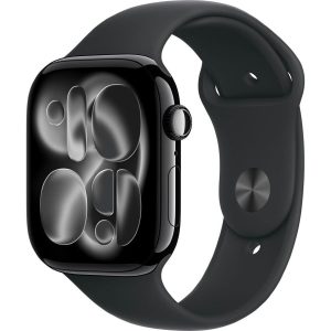 Умные часы Apple Watch Series 11 46mm Jet Black Aluminum Case with Black Sport Band (M/L)