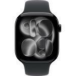 Умные часы Apple Watch Series 11 46mm Jet Black Aluminum Case with Black Sport Band (M/L)