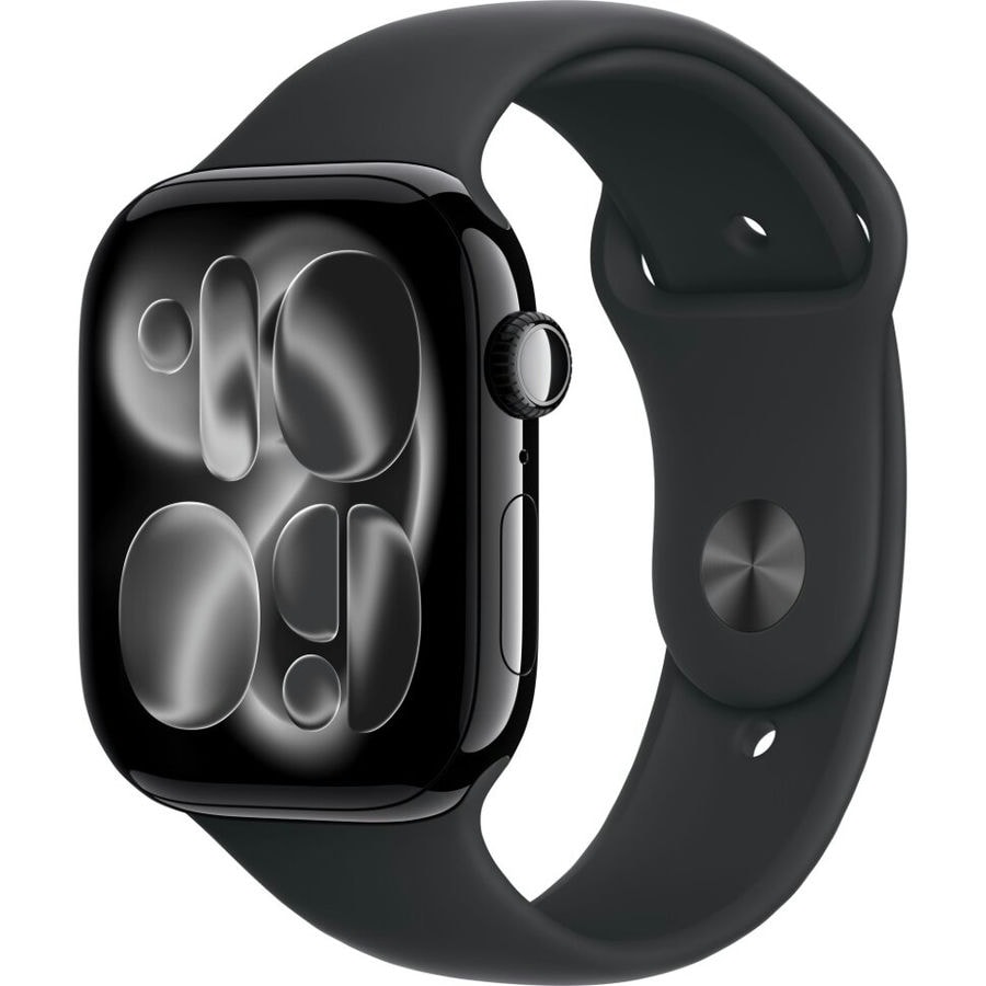 Умные часы Apple Watch Series 11 46mm Jet Black Aluminum Case with Black Sport Band (S/M)