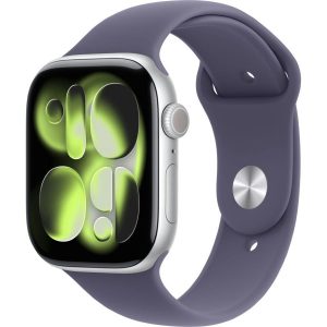 Умные часы Apple Watch Series 11 46mm Silver Aluminum Case with Purple Fog Sport Band (M/L)