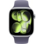 Умные часы Apple Watch Series 11 46mm Silver Aluminum Case with Purple Fog Sport Band (S/M)