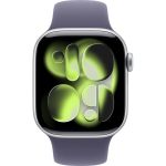 Умные часы Apple Watch Series 11 42mm Silver Aluminum Case with Purple Fog Sport Band (M/L)
