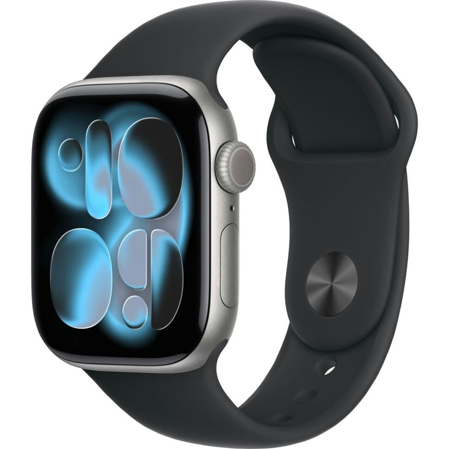 Умные часы Apple Watch Series 11 42mm Space Gray Aluminum Case with Black Sport Band (S/M)