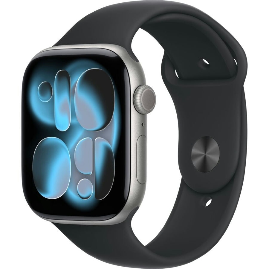 Умные часы Apple Watch Series 11 46mm Space Gray Aluminum Case with Black Sport Band (M/L)