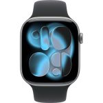 Умные часы Apple Watch Series 11 46mm Space Gray Aluminum Case with Black Sport Band (M/L)