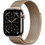 Умные часы Apple Watch Series 11 42mm Gold Titanium Case with Gold Milanese Loop