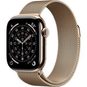 Умные часы Apple Watch Series 11 42mm Gold Titanium Case with Gold Milanese Loop