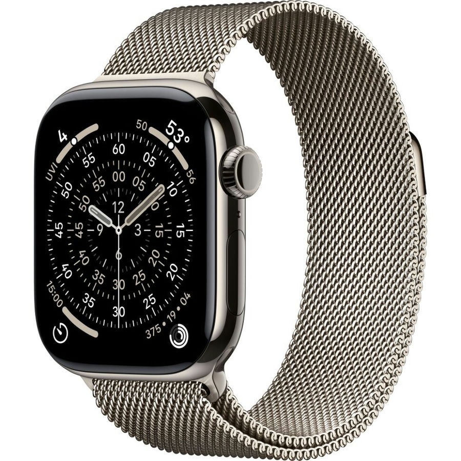 Умные часы Apple Watch Series 11 42mm Natural Titanium Case with Natural Milanese Loop