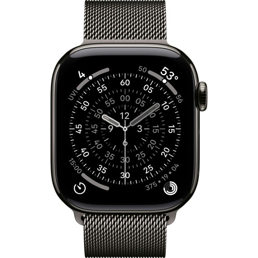 Умные часы Apple Watch Series 11 42mm Slate Titanium Case with Slate Milanese Loop