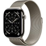 Умные часы Apple Watch Series 11 46mm Natural Titanium Case with Natural Milanese Loop (M/L)