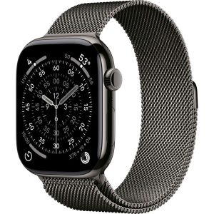 Умные часы Apple Watch Series 11 46mm Slate Titanium Case with Slate Milanese Loop (S/M)