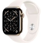 Умные часы Apple Watch Series 11 42mm Gold Titanium Case with Light Blush Sport Band (M/L)