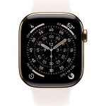 Умные часы Apple Watch Series 11 42mm Gold Titanium Case with Light Blush Sport Band (M/L)