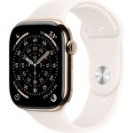 Умные часы Apple Watch Series 11 46mm Gold Titanium Case with Light Blush Sport Band (S/M)