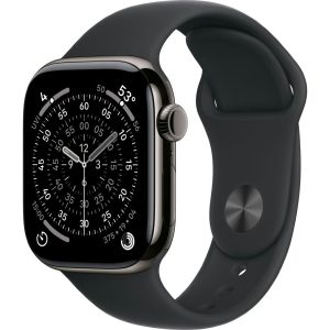 Умные часы Apple Watch Series 11 42mm Slate Titanium Case with Black Sport Band (M/L)