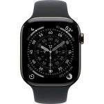 Умные часы Apple Watch Series 11 46mm Slate Titanium Case with Black Sport Band (M/L)