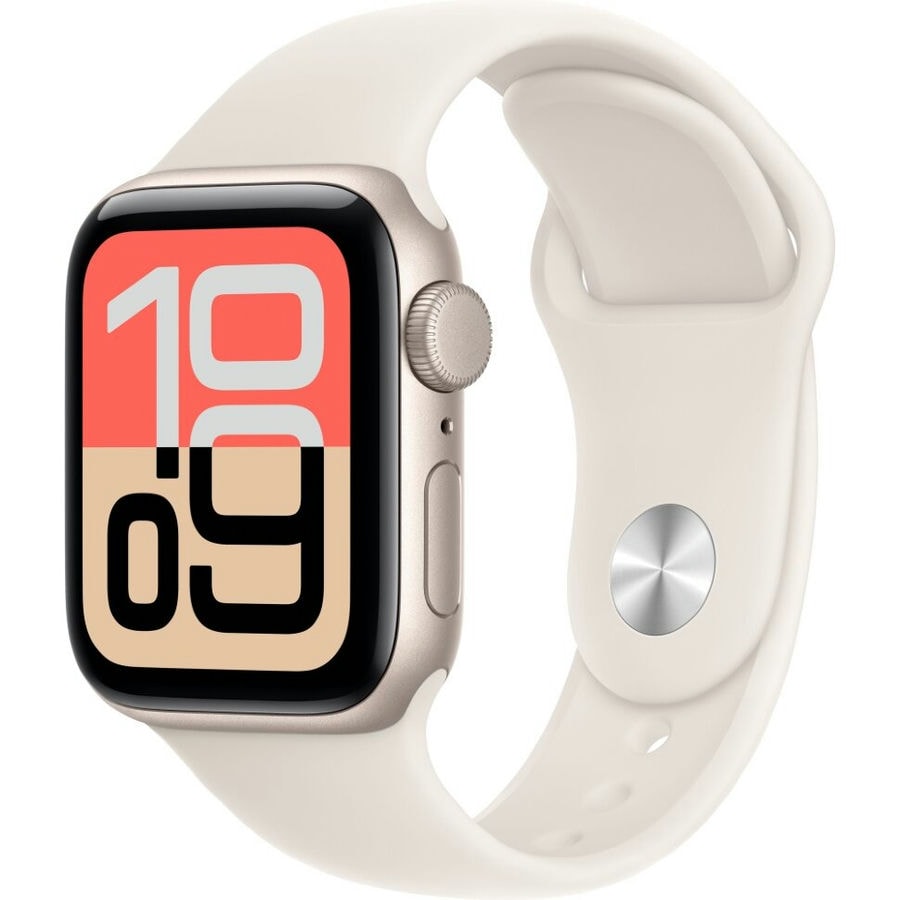 Умные часы Apple Watch SE 3 40mm Starlight Aluminum Case with Starlight Sport Band (M/L)